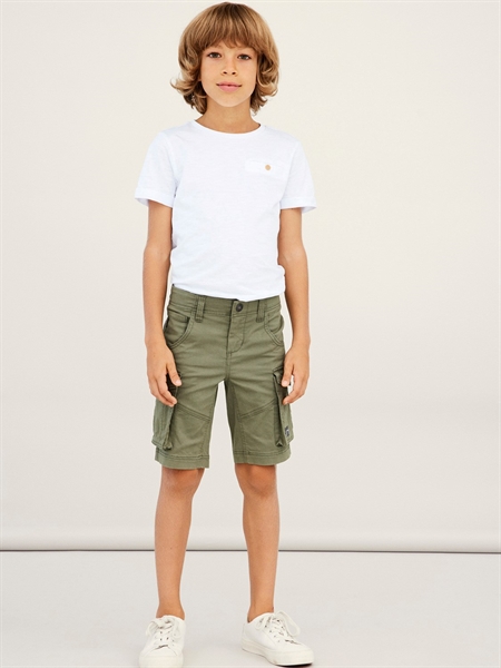 NAME IT Cargo Shorts Ryan Deep Lichen Green